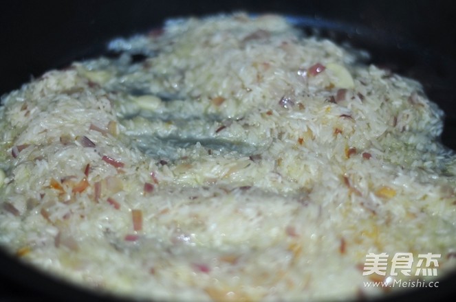 奶油甜菜根炖饭