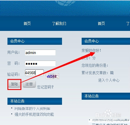 计算机专业毕业设计：[32]登录网站4