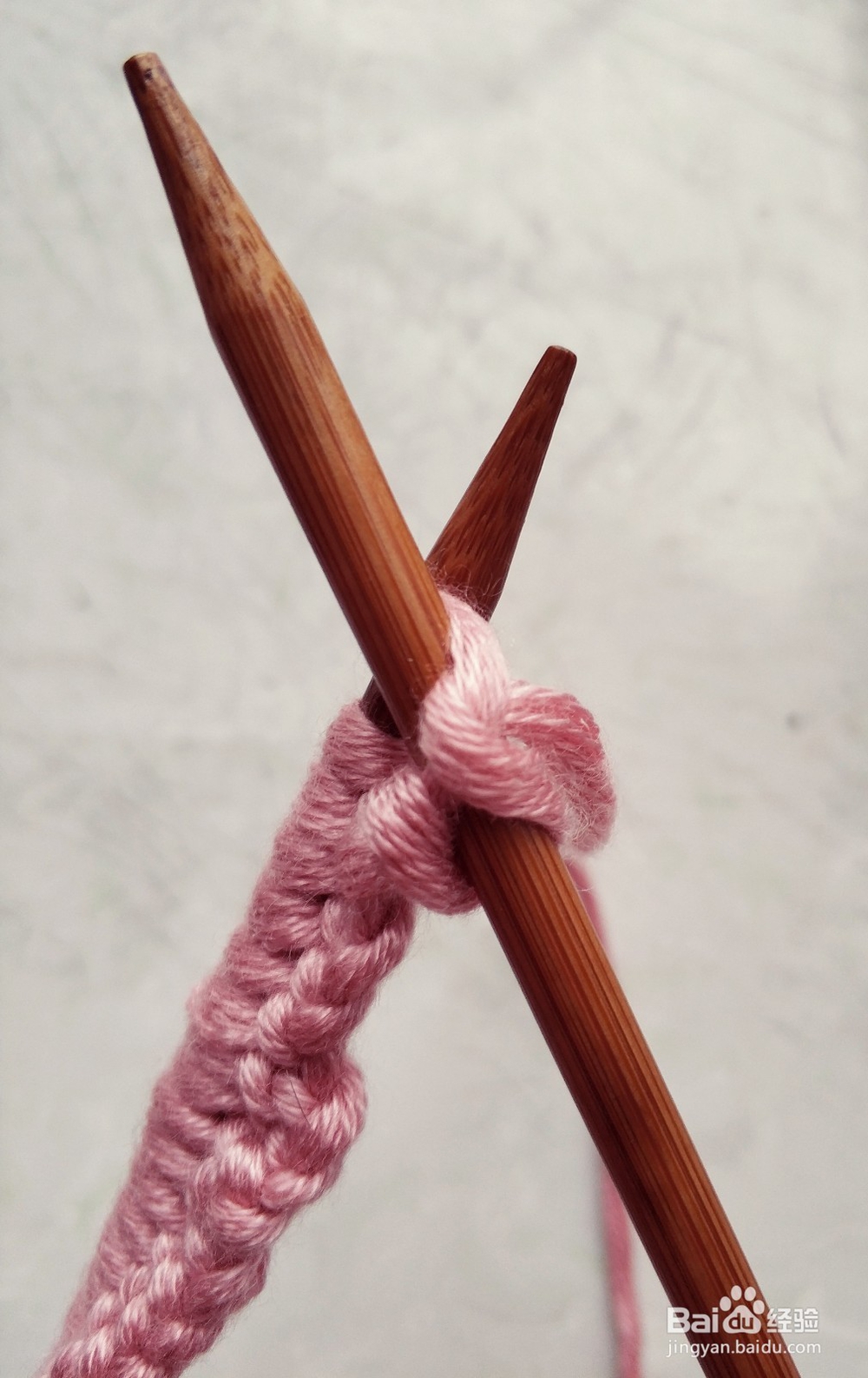 方块针的围巾织发