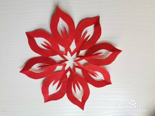 简单的八瓣窗花怎么剪?