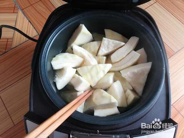 清蒸柚子皮酿肉