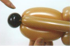 魔法气球造型系列之精品气球小狗