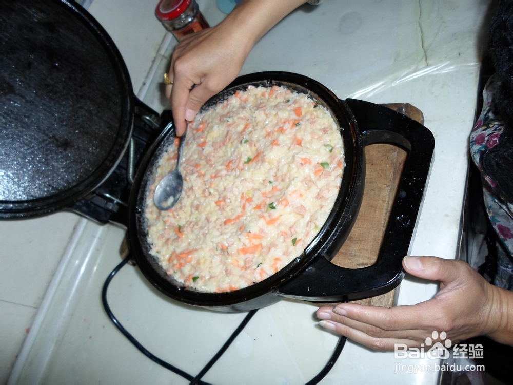 在家自制大米饼