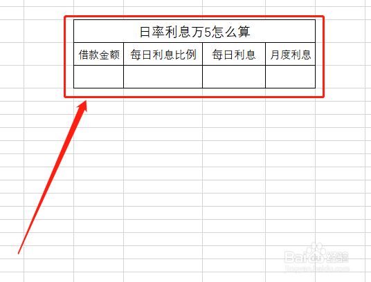 日率利息万5怎么算