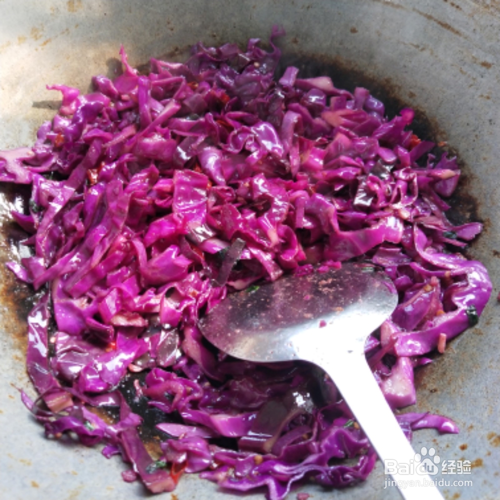 春节小炒紫甘蓝