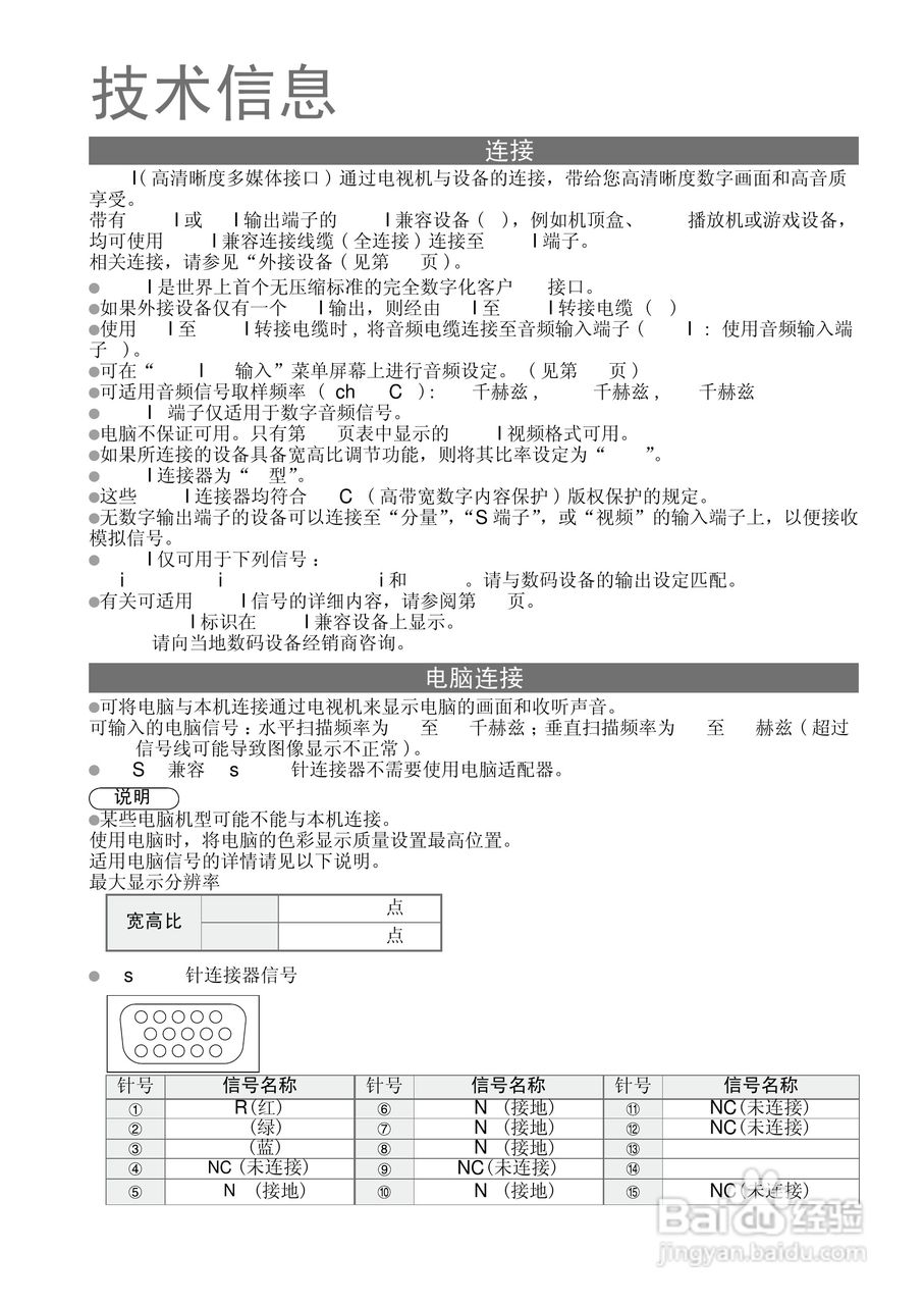 松下TH-L37S10C液晶彩电使用说明书:[5]