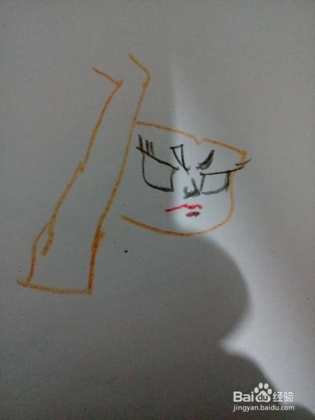 彩笔画葫芦娃
