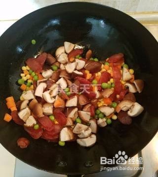 如何制作一份美味可口的荷叶饭