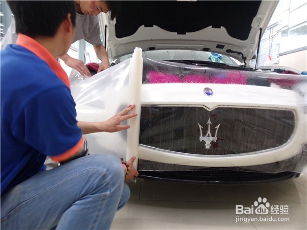 上海玛莎拉蒂漆面隐形车衣施工流程讲解
