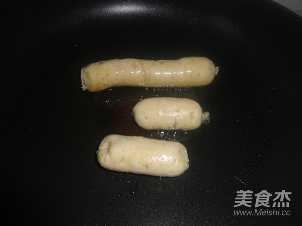 玉米鸡肉肠的做法