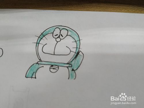 机器猫简笔画怎么画 怎么画机器猫 百度经验