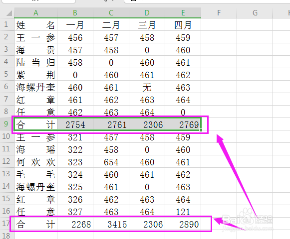 WPS2019中Excel如何快速隔行求和？