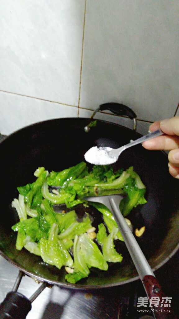 炒生菜的家常做法