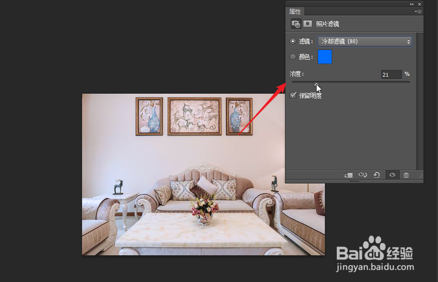 ps怎么利用照片滤镜进行白平衡的设置？