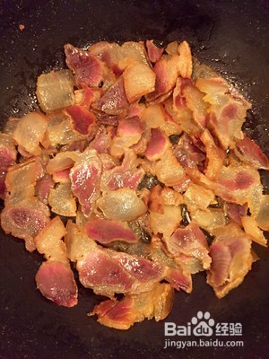 蒜苗炒腊肉的做法