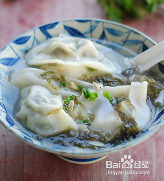 教你怎么做荠菜鲜肉大馄饨