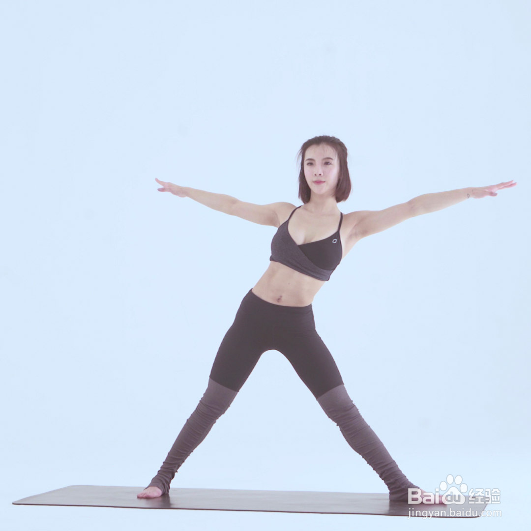 左侧三角式_瑜伽 · 平衡