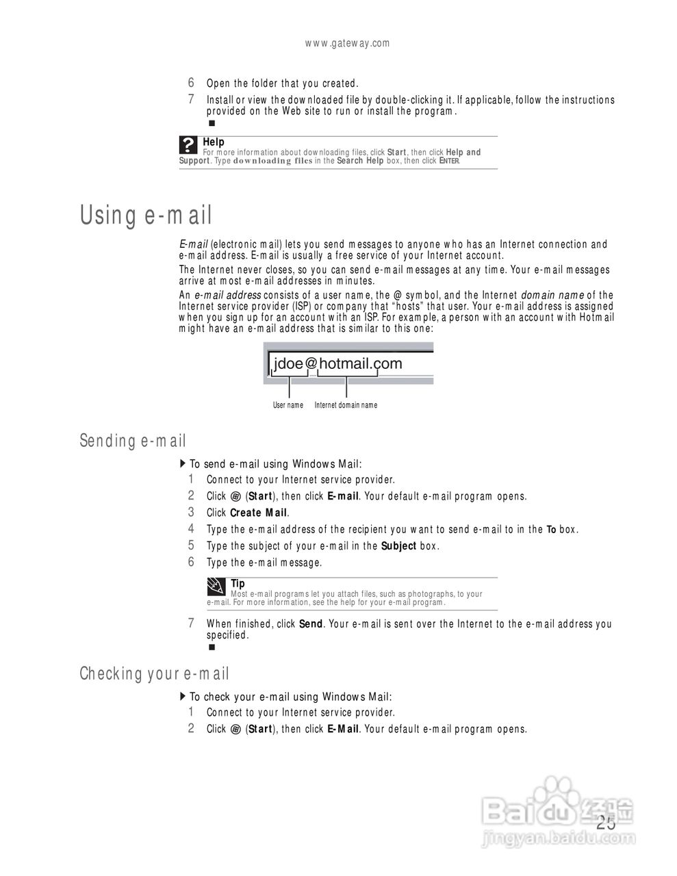 捷威Gateway UC78笔记本电脑使用说明书:[4]
