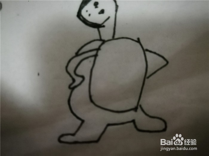 怎么样用简笔画画小乌龟