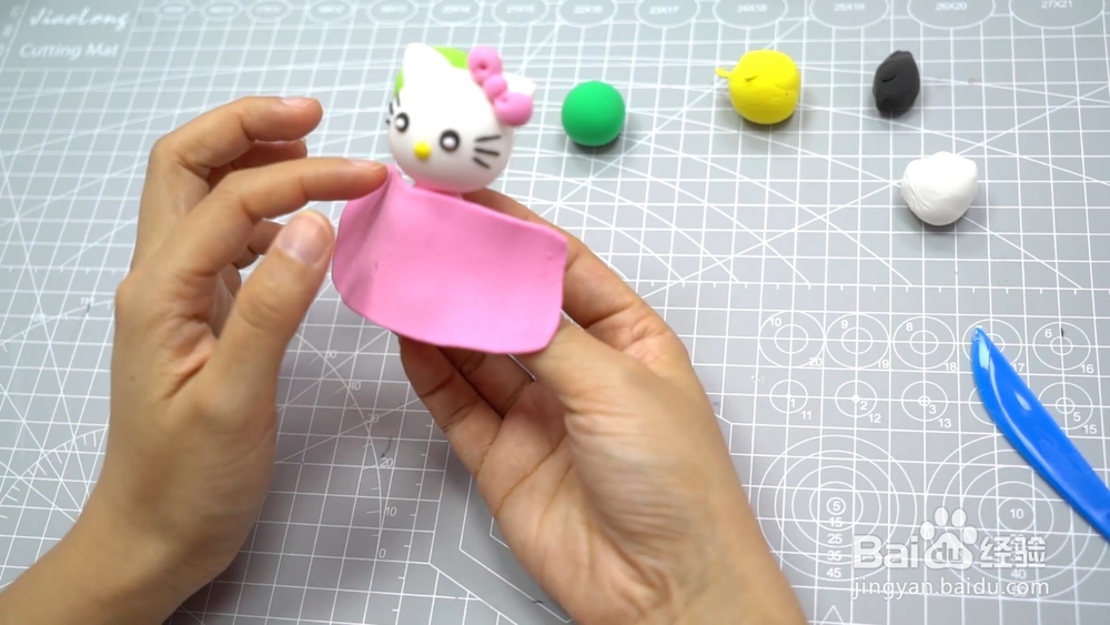 HelloKitty黏土制作