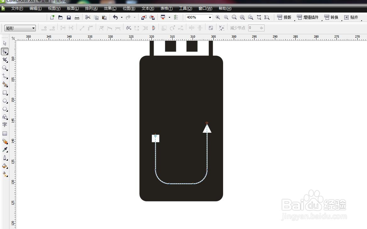 CorelDRAW怎么绘制U盘小图标？
