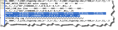 AutoCAD中如何自定义个性化线型?