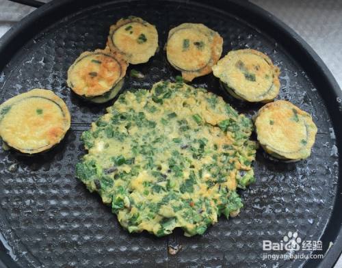 韭菜茄盒的做法