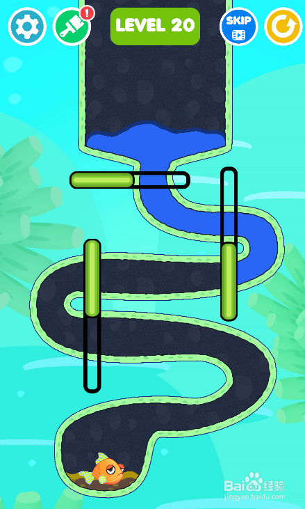 Save The Fish的LEVEL 20怎样通过