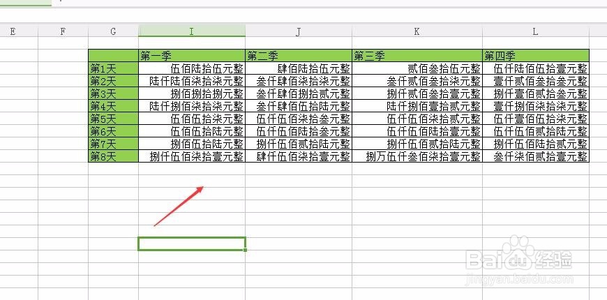 wps表格怎么快速将数字转换为大写？