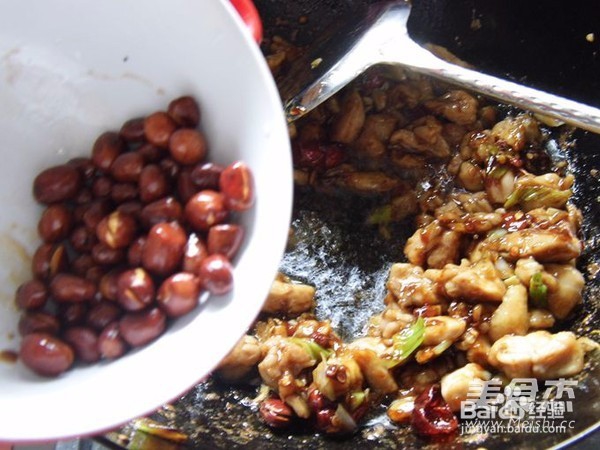 宫爆鸡丁的制作方法