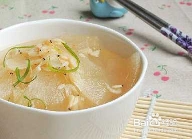 冬瓜虾皮汤的禁忌