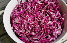 紫甘蓝酸奶沙拉的做法