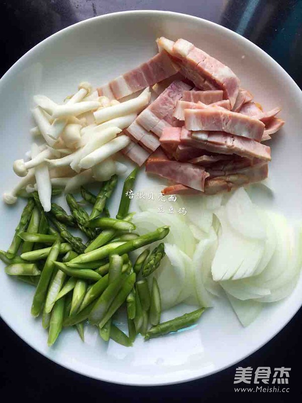白酱培根贝壳面