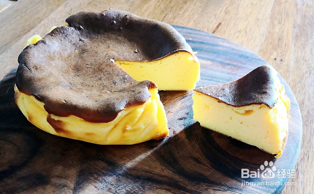自己做低碳水Keto巴斯克式芝士蛋糕六寸