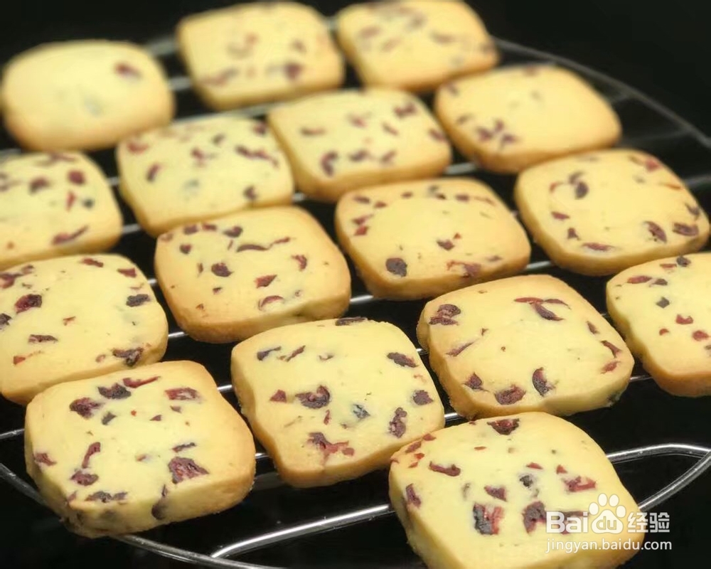 看完就会的蔓越莓饼干