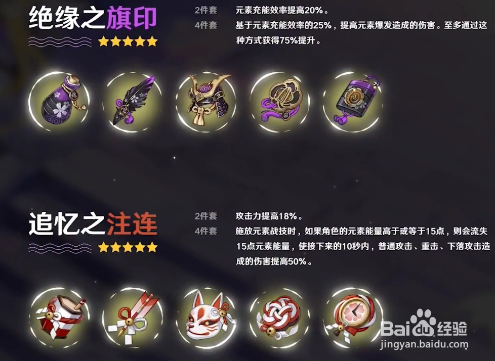 原神2.0稻妻版本圣遗物全攻略