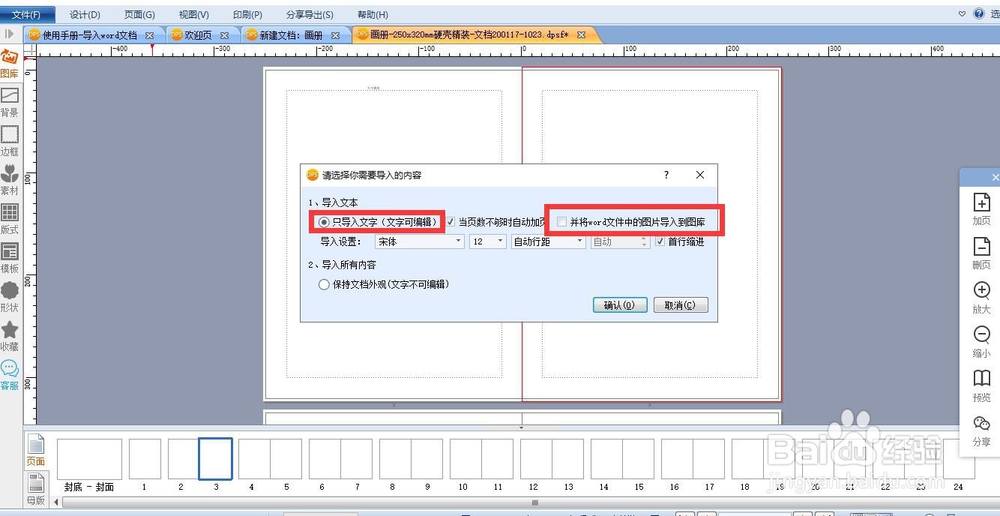DPS排版软件如何成功导入文件?