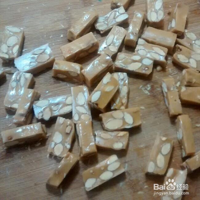 营养美味的杏仁牛奶硬糖