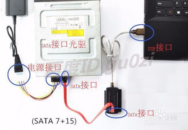 转换线/卡,ide-sata转usb2.0/3.0线怎么连接使用
