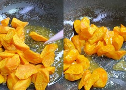 拔丝2米的水油拔丝红薯