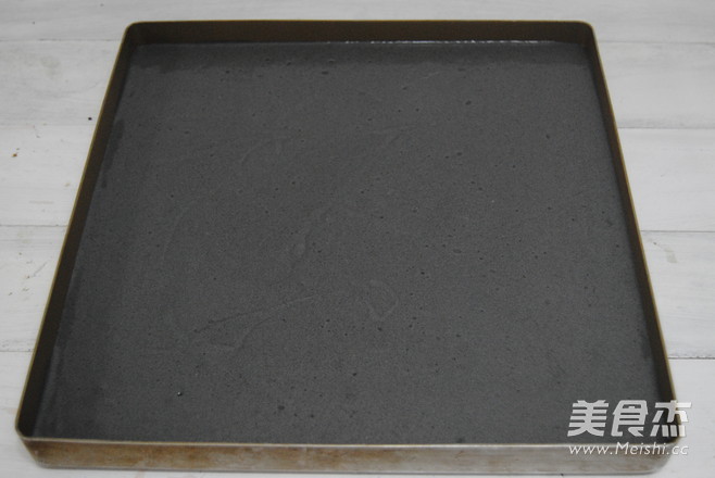 竹炭三明治的做法