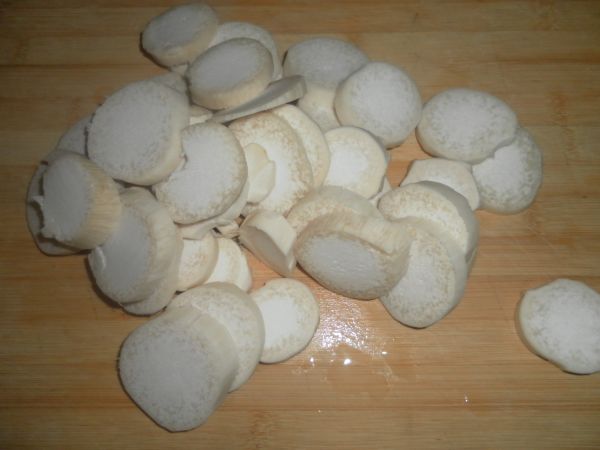 杏鲍菇炒小白菜