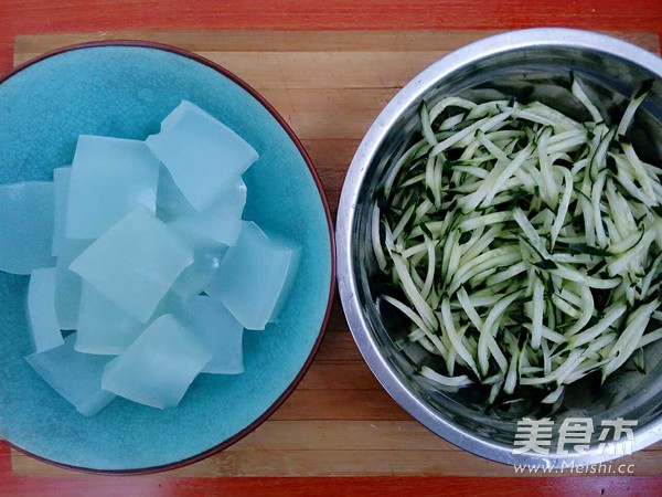 黄瓜拌凉粉的做法