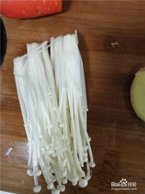 金针菇酱汁面