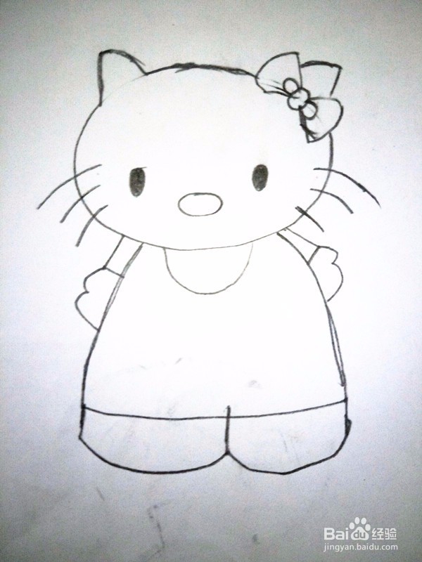 简笔画—Kitty猫的画法