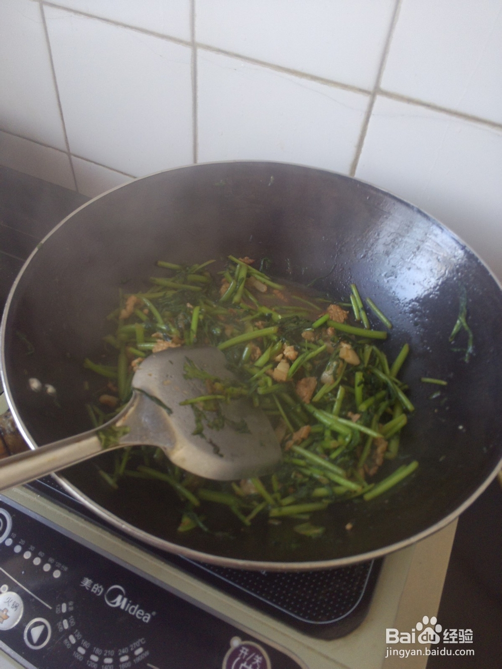 肉炒蒿子秆怎么做