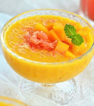 夏天了自己动手做甜品吧（杨枝甘露）