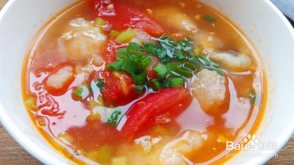 怎样做酸甜开胃的番茄鱼片汤？