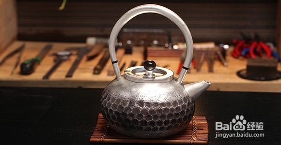 繁花似锦陶瓷纯银烧水壶