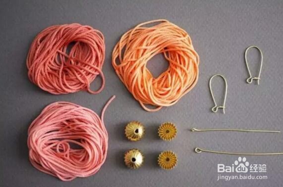 流苏耳环的制作